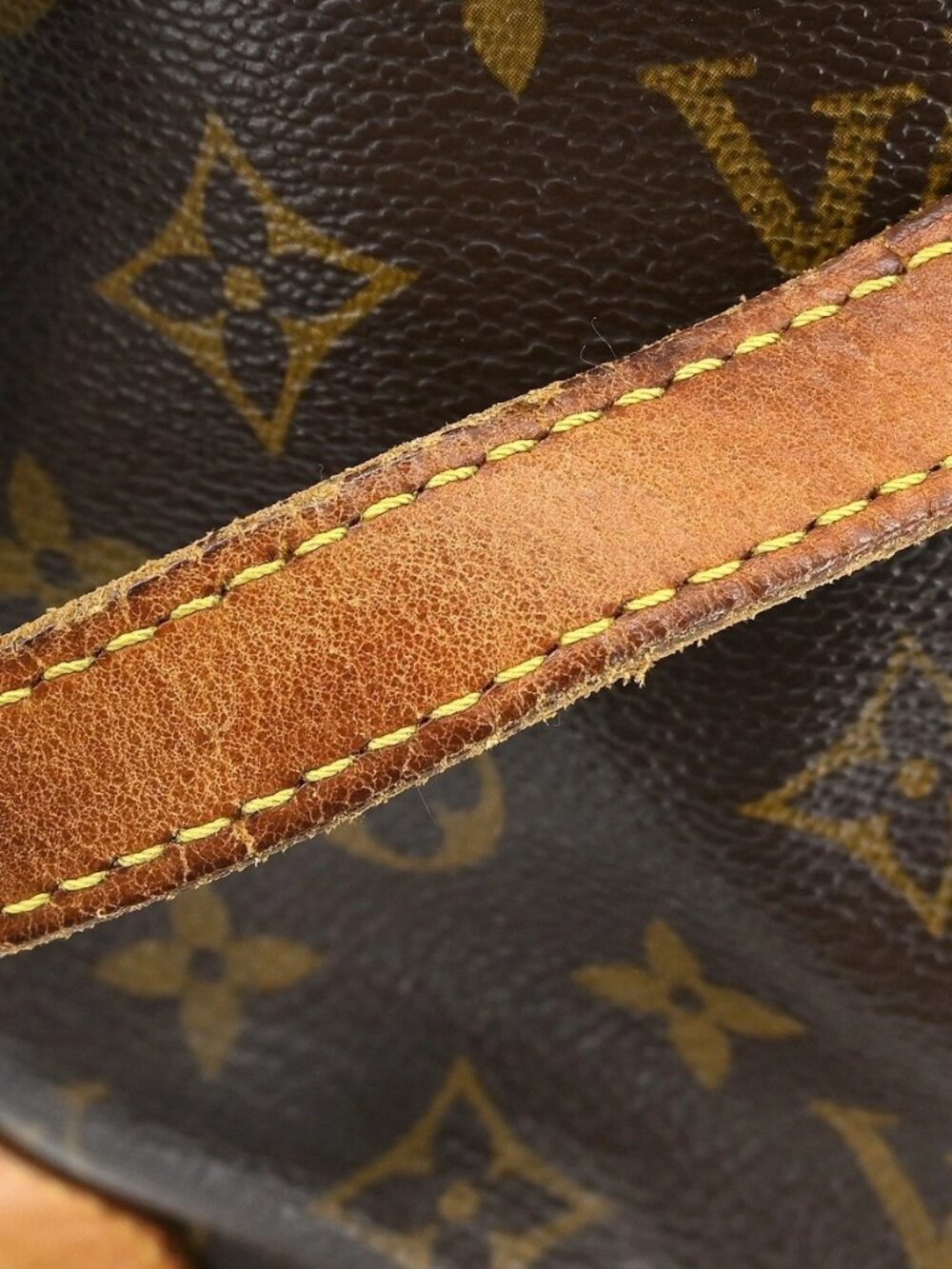 LOUIS VUITTON CABAS MEZZO HAND TOTE BAG MONOGRAM M51151 AR1015 YQ06468 - Picture 13 of 15